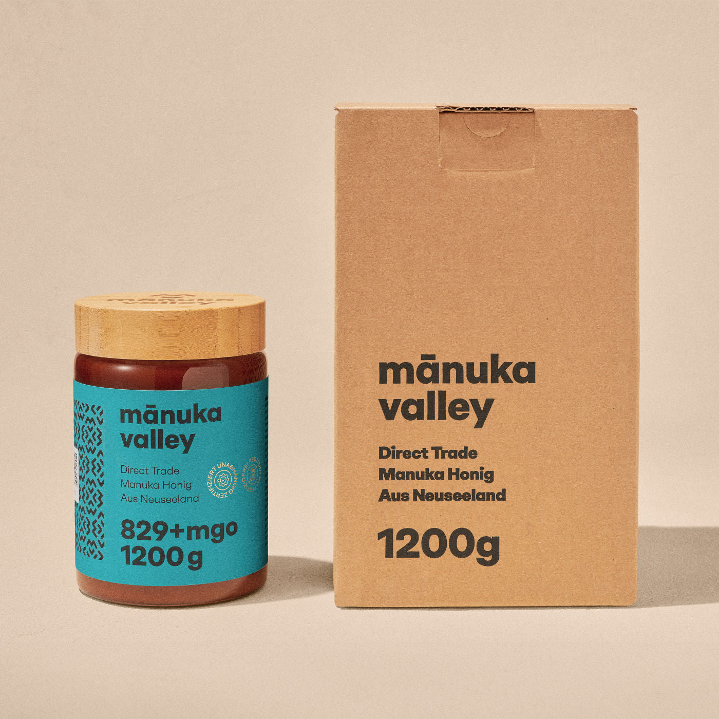 Echter Manuka Honig MGO 800 - 1200g - in nachhaltiger Verpackung